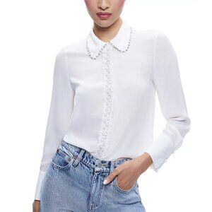 Willa Silk Embellished Blouse